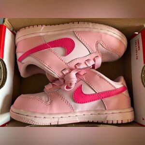 Toddler Girl Nike Dunk Low Pink 9C